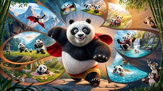 Super Panda's Adventure Day! kids learning cartoon