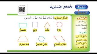 الأشكال المستوية - ‏رياضيات الصف الثاني ابتدائي الفصل الدراسي الثالث