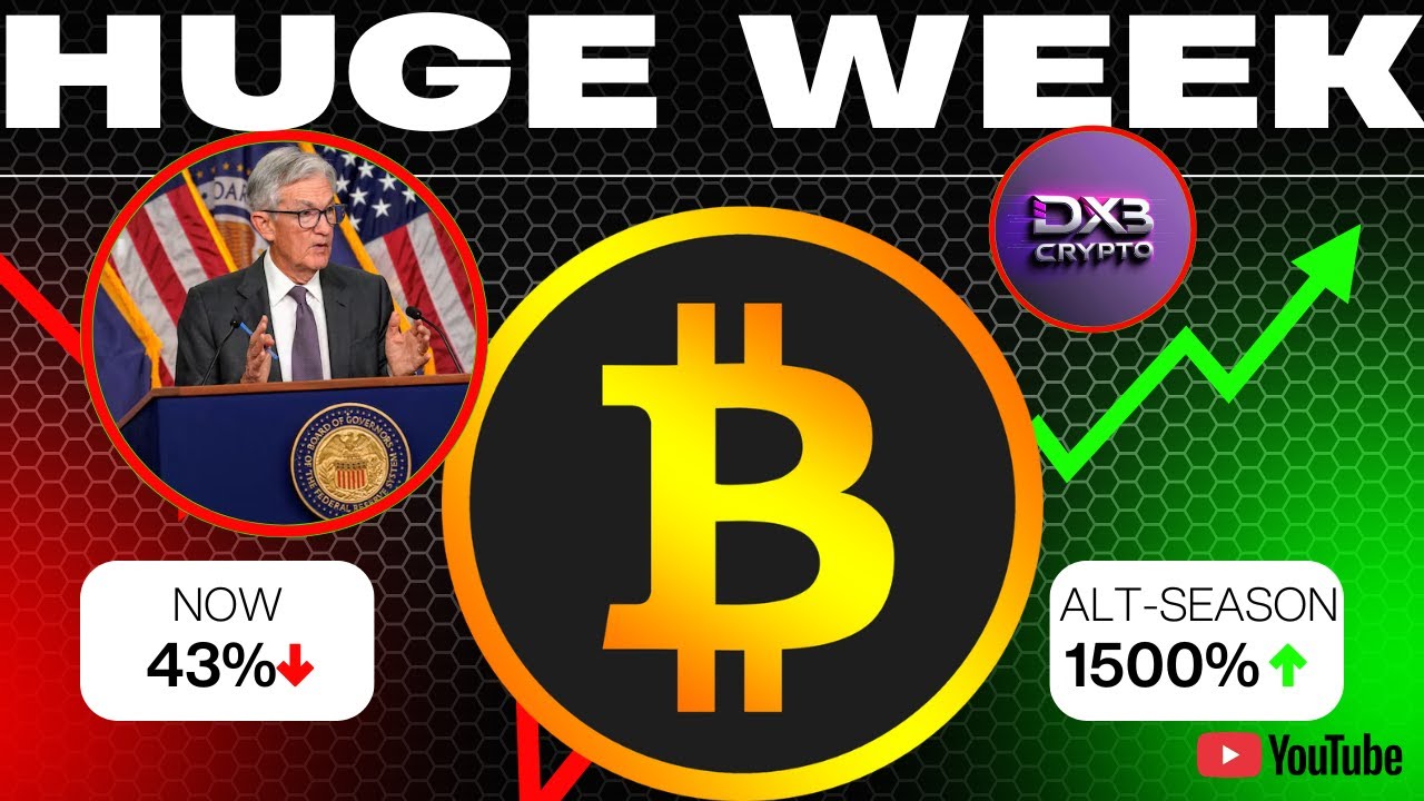🔥HUGE WEEK AHEAD FOR CRYPTO - FOMC WEEK MUST WATCH UPDATE WITH BITCOIN  TARGETS🔥 - YouTube