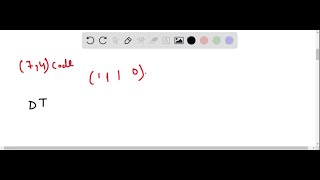 What is the result of encoding the messages using the (7,4) Hamming code of Example 3.70 ? …