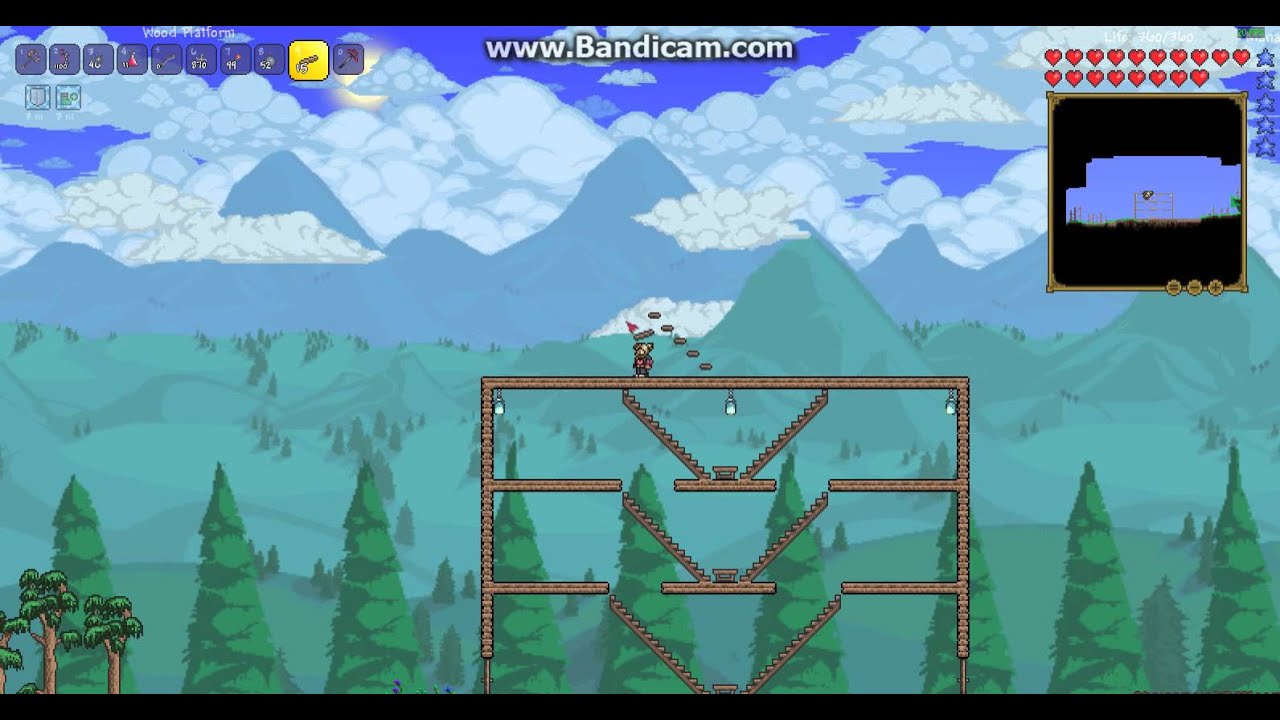 How to build Stairs in Terraria! YouTube