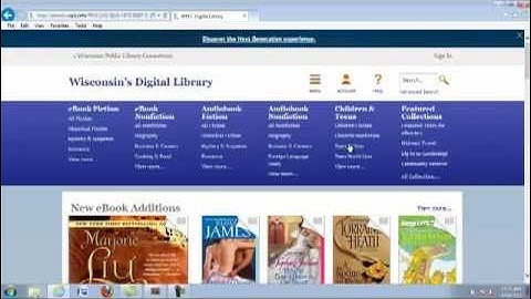 How to Download E-books from OverDrive to a PC