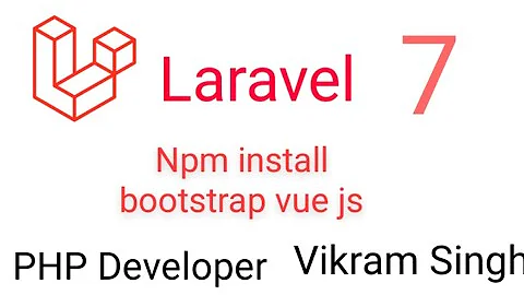 how to npm install and run for laravel project