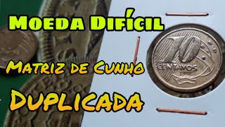 Confira suas moedas! Moeda difícil de 10 centavos 1998, com MATRIZ DE CUNHO DUPLICADA.