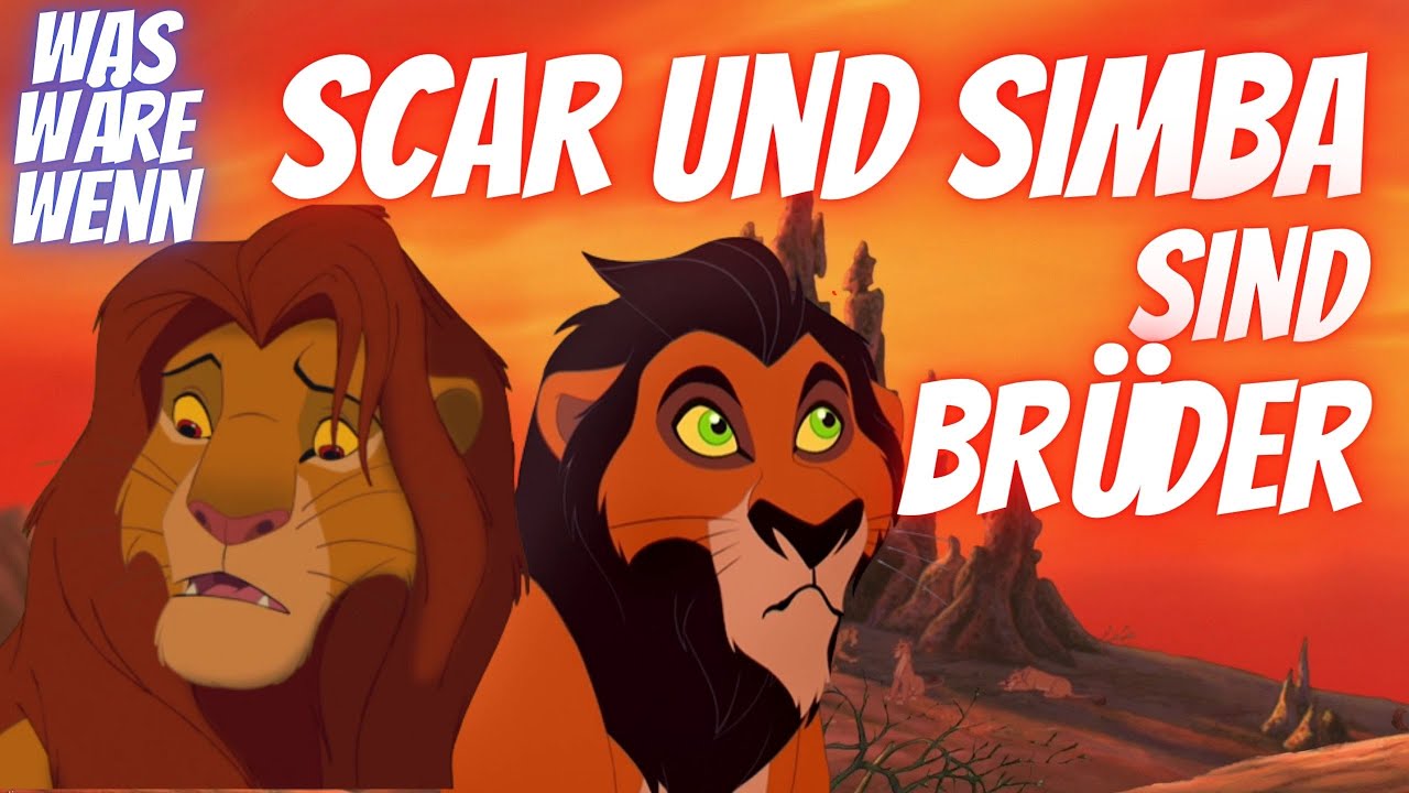 Was wäre wenn Simba uns Scar Brüder wären? |DerFlozi König der Löwen