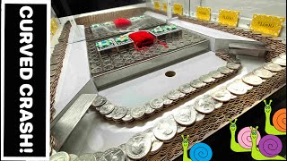 Curved Coin Wall In a Coin Pusher! Slow as Snails! Ep 120 screenshot 5