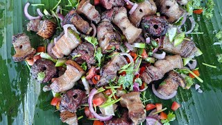 Pork belly । Tasty roasted pork । Northeast roasted pork recipe ।