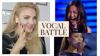 SOHYANG VS CHARICE- BEST HIGH NOTES| | | Vocal Coach|Reacts