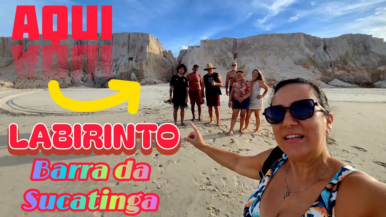 Descobrimos o Paraíso Escondido de Beberibe-CE | Labirinto das Falésias da Barra da Sucatinga 🌴