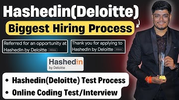 Hashedin(Deloitte) Biggest Hiring Next Update | Referred & Application Mail | Hiring Process 2024