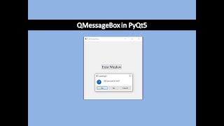 QMessageBox in PyQt5