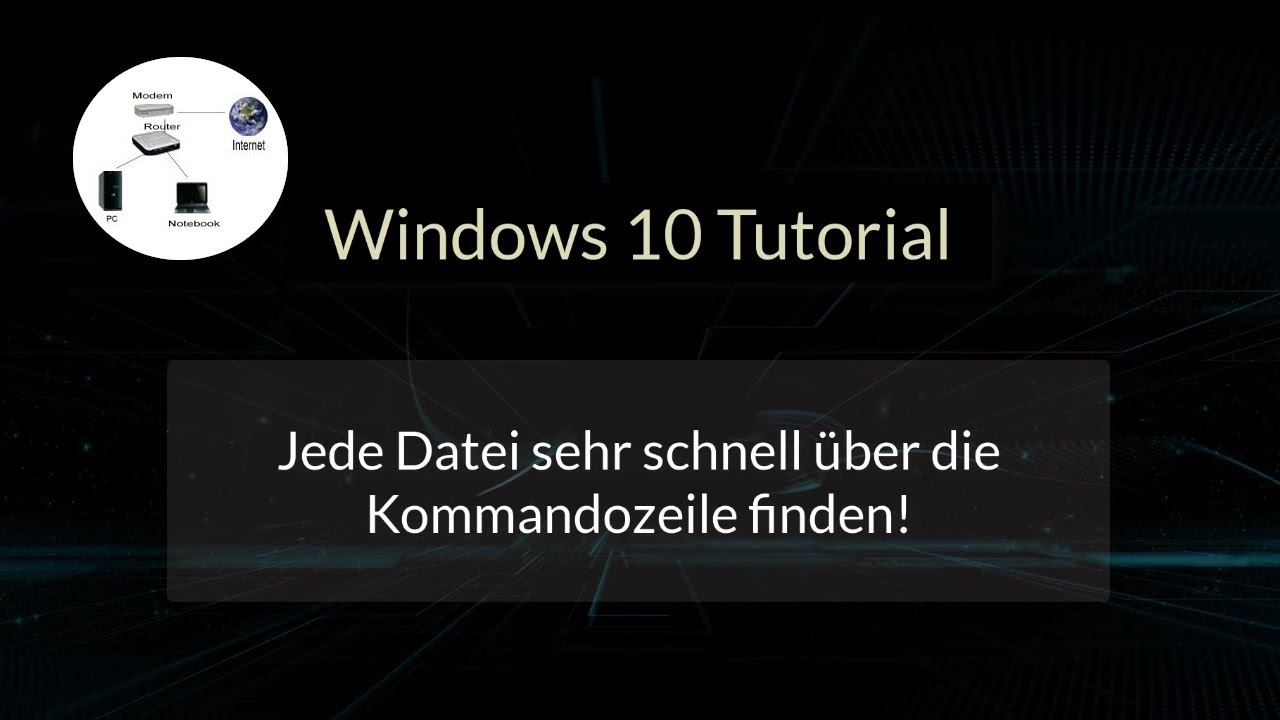 Jede datei schnell ber die windows 10 kommandozeile mit dem