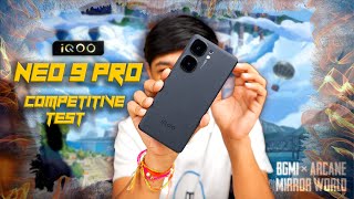 iQOO Neo 9 Pro Competitive 90 FPS Test in Tournament🔥 - Heating & Battery test