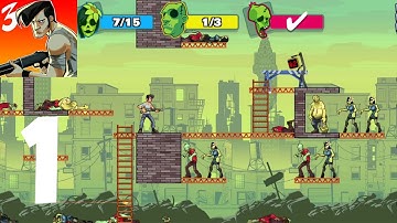 Stupid Zombies 3 - Gameplay Walkthrough P1 (Android, iOS Gameplay)