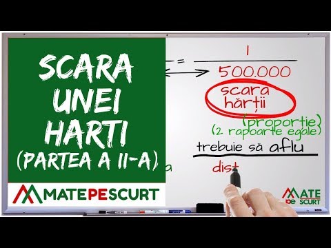 Scara unei harti (partea a II-a)