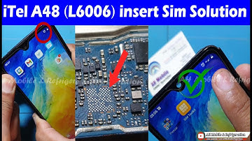 iTel A48 (L6006) insert Sim Problem Solution with Sim ic Repair Part-2