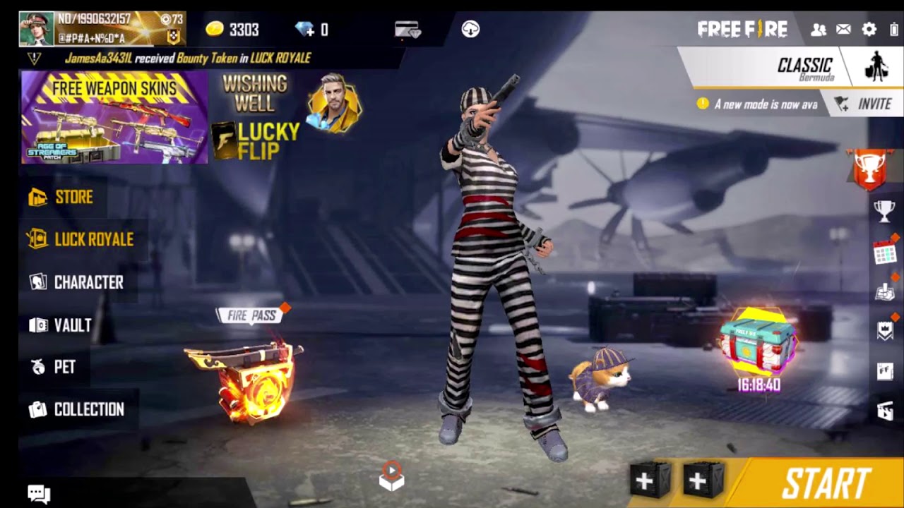 Free Fire game Every round photos - YouTube