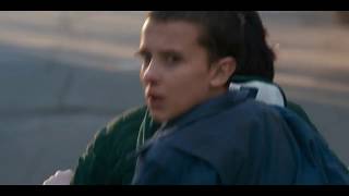 Stranger Things - Eleven Flips Van With Her Powers! | (1080p) HD