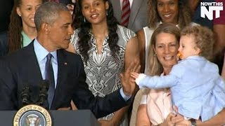 President Obama High-Fived A Baby | NowThis Profile