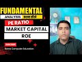share fundamental|| PE ratio ||roe ||market capital||Fundamental Analysis of Stocks for BEGINNERS