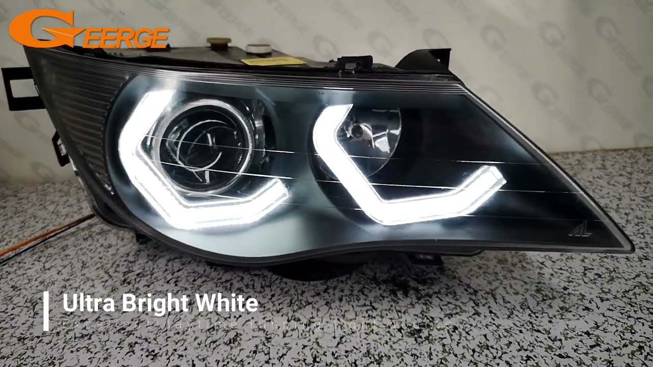 thumbnail image 2 of Blue Halo LED Angel Eyes Marker Light Bulbs For BMW 630Ci, 645Ci, 650i, M6 (04-07) 2 of 5