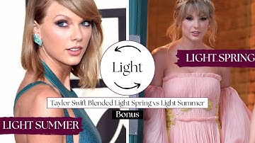 Light Summer OR Light Spring Palette? (Taylor Swift Color Analysis)
