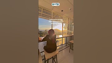 Indomaret dengan View Pegunungan ini bukan di Bali, ada yang tau di mana?☕🏔️