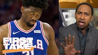 Stephen A. Smith slams the Philadelphia 76ers for its 'Trust The Process' | First Take | ESPN