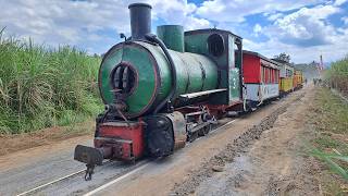 The fireless locomotive was pulled out of the Semboro Sugar Mill