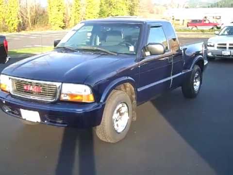 2003 GMC Sonoma SLS 2WD Ext Cab Blue Art Gamblin Motors V2156