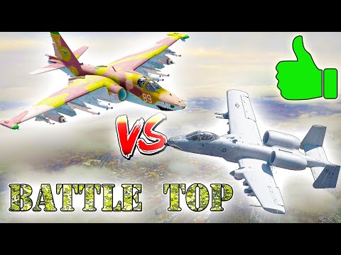 10 лучших ШТУРМОВИКОВ мира ⭐ Су-25 vs Thunderbolt II