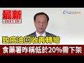 致癌油回收再轉彎 食藥署昨稱低於20%需下架【最新快訊】