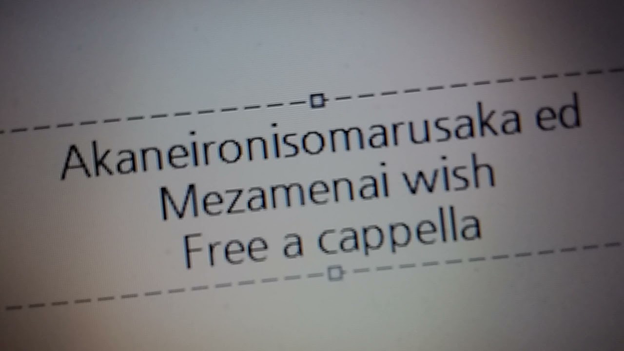 茜色に染まる坂 Ed 目覚めない Wish 長瀬湊 Free A Cappella フリーアカペラ Youtube 茜色に染まる坂 Ed 目覚めない Wish 長瀬湊 Free A Cappella フリーアカペラ Youtube