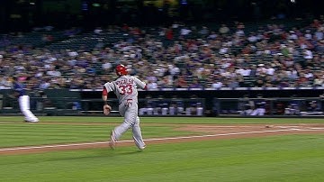 STL@COL: Carpenter singles homer Descalso in second