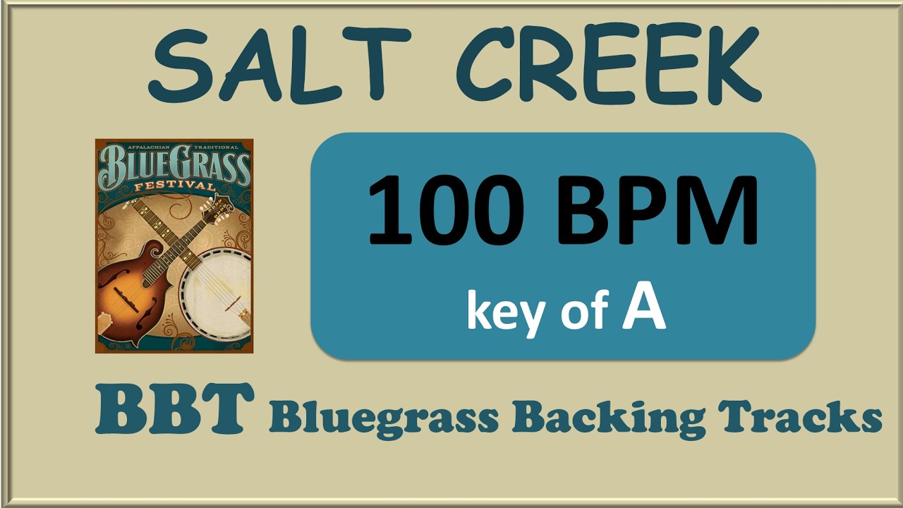 Guarda Salt Creek 100 BPM extended bluegrass backing track su YouTube Guarda Salt Creek 100 BPM extended bluegrass backing track su YouTube