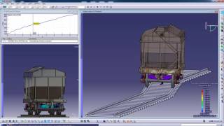 Railway - Train carriage lane change