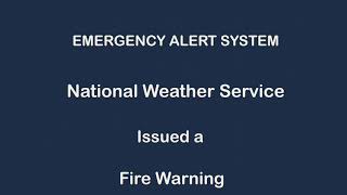 EAS Mock 2: Fire Warning for Plainview, TX