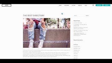 [Intro] Javo Directory WordPress Theme Post Page