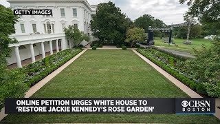 Petition Urges Jill Biden To 'Restore Jackie Kennedy's Rose Garden' After Melania Trump's Renovation