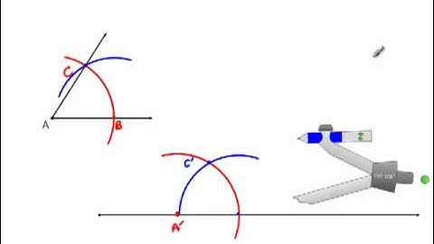 Geometry - Constructions 2 - Copying An Angle