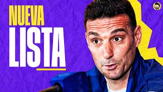 Scaloni Se La Jugó Con La Lista Argentina