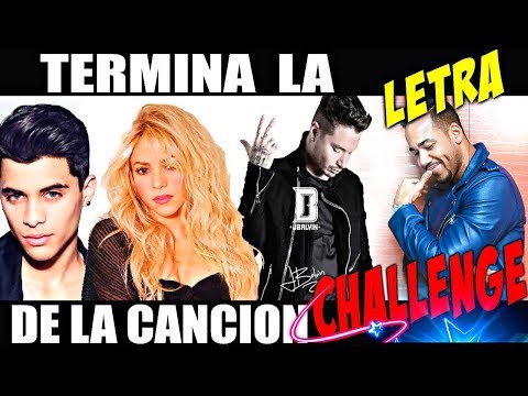 TERMINA LA LETRA DE LA CANCIÓN CHALLENGE 📻🎤🅰🚩😃