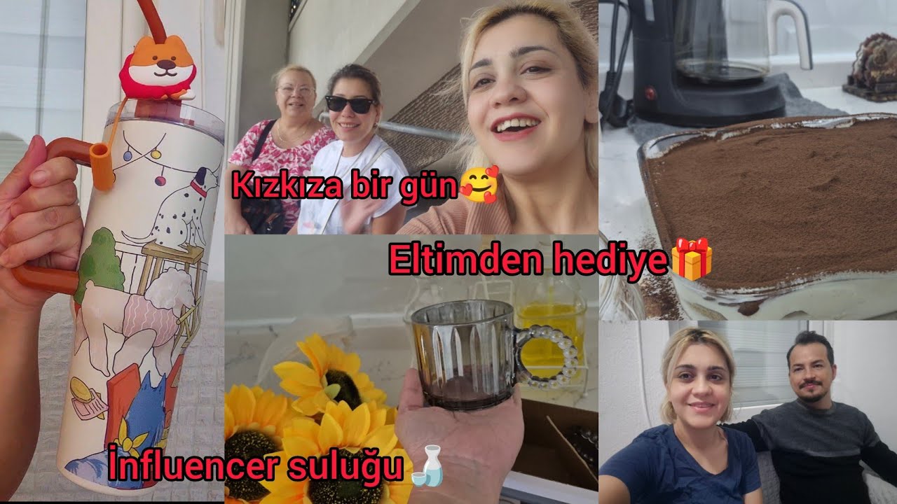 ELTİMDEN HEDİYE🥰🎁 KIZ KIZA DATE 🫂 TAM TARİFLİ TİRAMİSU🍰☕️İNFLUENCER SULUĞU🍶🎁EŞİMBEYLE SOHBET💬💬👩‍❤️‍👨