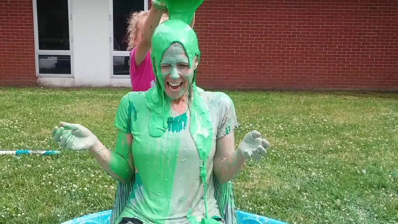 Students Excited at EOP Incentive Day! - Students respond to Water Games, Foam Party, and Slime Time with EOP!