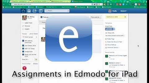 Using Edmodo Assignments if your students have iPads