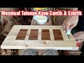 Membuat talenan kayu cantik  estetik  cutting board  woodworking  nina taristiana