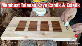 Download Lagu Membuat talenan dari kayu cantik \u0026 estetik | DIY wood cutting board | Woodworking | Nina Taristiana MP3