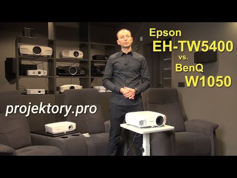 Dlaczego projektor Epson EH-TW5400 jest lepszy od BenQ W1050?