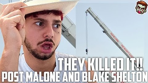 Thumbnail of Post Malone ft. Blake Shelton - Pour Me A Drink | REACTION!!!