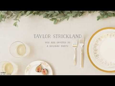 minted online invitations demo youtube